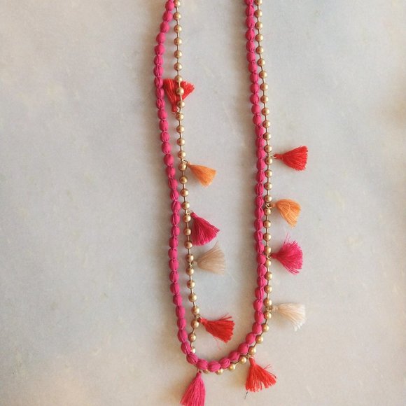 Chico Colorful bohemian tassel and beads necklace - Picture 1 of 4